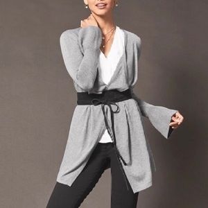 WHBM DRAMA SLEEVE CARDIGAN